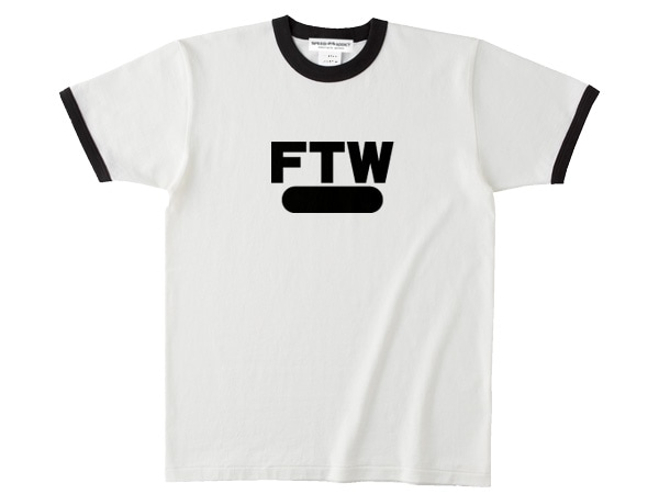 FTW Ringer T-shirt�ʥ�󥬡�T����ġ�WHITE �� BLACK