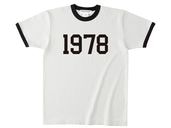 1978 Ringer T-shirt�ʥ�󥬡�T����ġ�WHITE �� BLACK