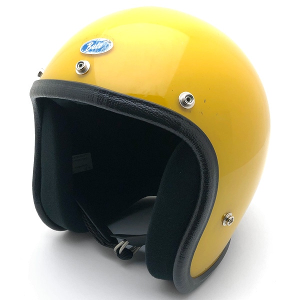 ブコ　ビンテージ　ジェットヘルメット　ハーレー　チョッパー　エンデューロ BUCO 送料無料 純正シールド付 BLUE LINE SUPREME WHITE 58cm
