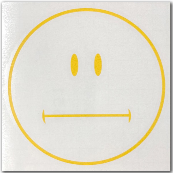 BRAIN DEAD SMILE �إ��å��� Cutting Sticker�ʥ֥쥤��ǥåɥ��ޥ��륫�åƥ��󥰥��ƥå�����YELLOW