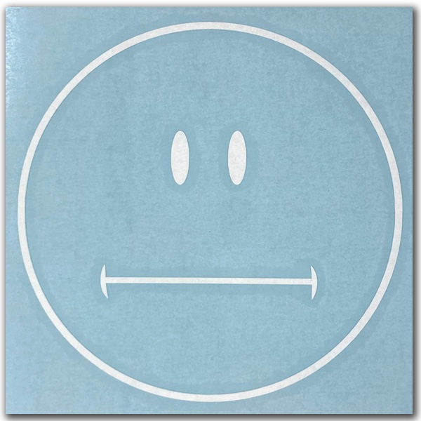 BRAIN DEAD SMILE �إ��å��� Cutting Sticker�ʥ֥쥤��ǥåɥ��ޥ��륫�åƥ��󥰥��ƥå�����WHITE