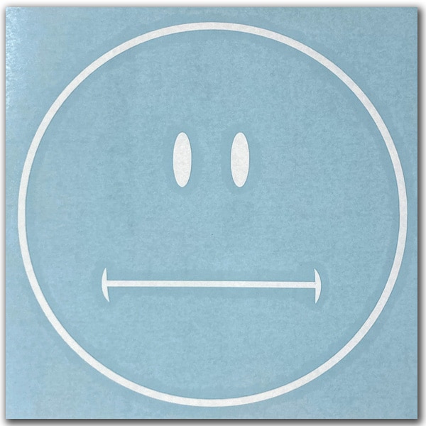 BRAIN DEAD SMILE �إ��å��� Cutting Sticker�ʥ֥쥤��ǥåɥ��ޥ��륫�åƥ��󥰥��ƥå�����WHITE