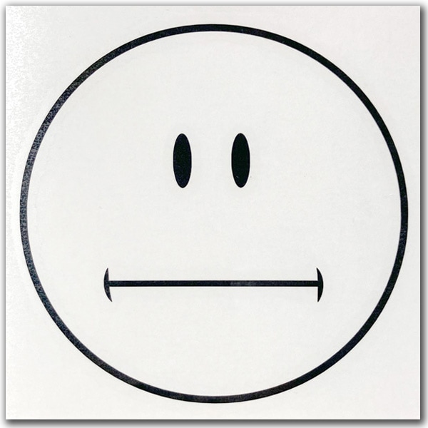 BRAIN DEAD SMILE إå Cutting Stickerʥ֥쥤ǥåɥޥ륫åƥ󥰥ƥåBLACK