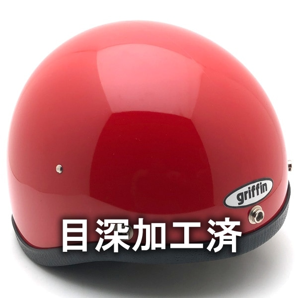 �����ù��� Dead Stock ���� Ȣ�� GRIFFIN HALF HELMET RED 60cm