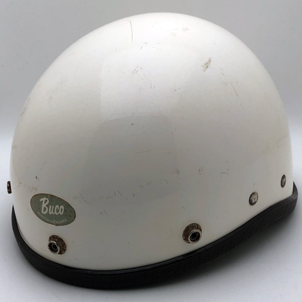 BUCO PROTECTOR ブコ　ハーフ　黒　ペイント　ビンテージヘルメット 2025年最新】Yahoo!オークション -buco ヘルメット sの中古品