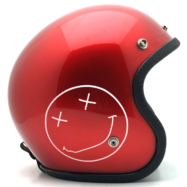 Dead Stock  BUCO ENDURO GRUNGE SMILE RED METALLIC 56cm