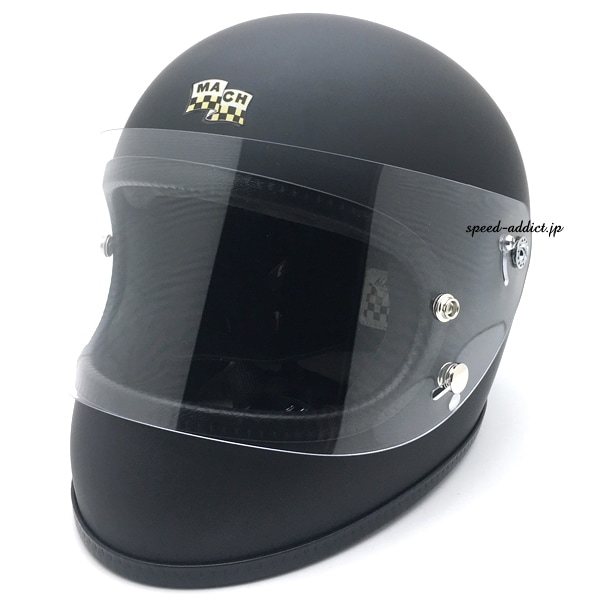 ���������ʡ�McHAL MACH 02 APOLLO Full Face Helmet �ʥޥå��ۡ���ޥåϥ��ݥ��ե�ե������إ��åȡ�MATTE BLACK L