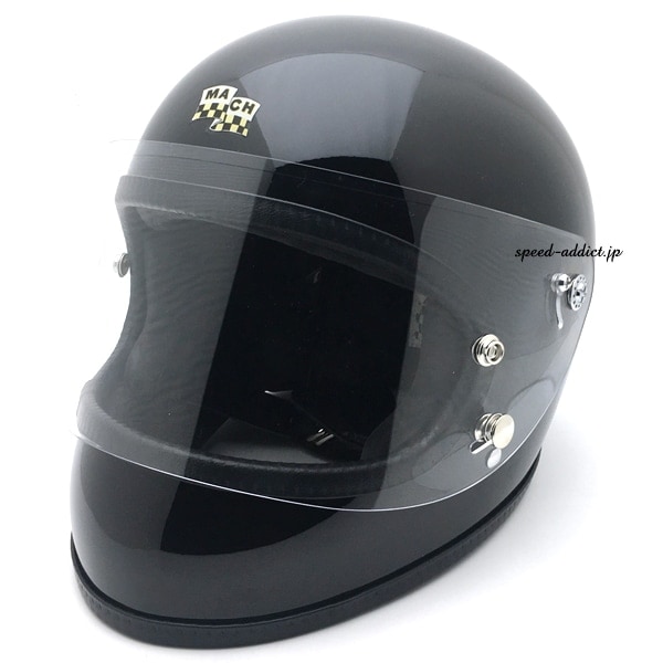 ���������ʡ�McHAL MACH 02 APOLLO Full Face Helmet �ʥޥå��ۡ���ޥåϥ��ݥ��ե�ե������إ��åȡ�GROSS BLACK M