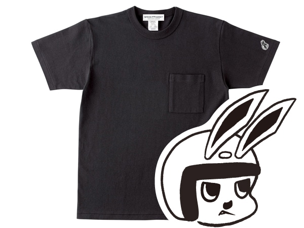 µCHECKER RABBIT POCKET T-shirt��µ�����å�����ӥåȥݥ��å�T����ġ˥��ߥ���