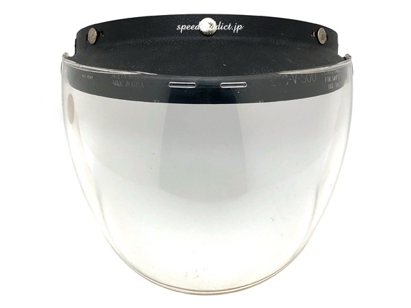 70's VINTAGE LTC-V-500 FLIP UP SHIELD��70s�ӥ�ơ����ե�åץ��åץ�����ɡ�BLACK �� CLEAR