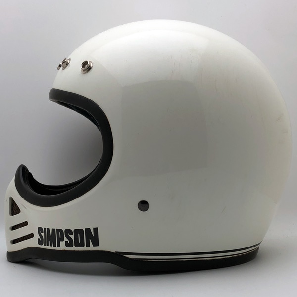 SIMPSON M52 WHITE 62cm | SPEED ADDICT