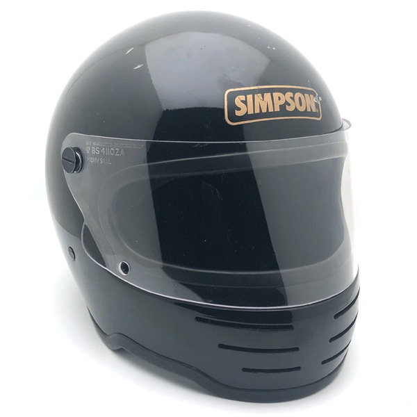 BHVシールド付 SIMPSON M62 BLACK 61cm | SPEED ADDICT