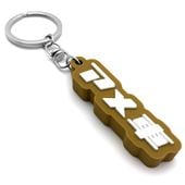 ����� �ǥ�����С������ۥ�����ʥ���� RUBBER KEY HOLDER��TAN �� WHITE