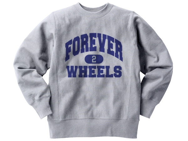 Champion Reverse Weave TYPE FOREVER 2 WHEELS SWEAT�ʥ����ԥ����С����������֥����ץ������åȡ�GRAY