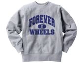 Champion Reverse Weave TYPE FOREVER 2 WHEELS SWEAT�ʥ����ԥ����С����������֥����ץ������åȡ�GRAY