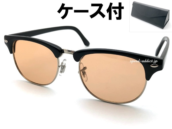 POLARIZED SIRMONT BROW SUNGLASS���и��������ȥ֥������󥰥饹��BLACK �� LIGHT BROWN + �ᥬ�ͥ����� BLACK