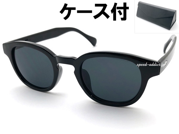 KEYHOLE BRIDGE BOSLLINGTON SUNGLASS�ʥ����ۡ���֥�å��ܥ����ȥ󥵥󥰥饹��BLACK �� SMOKE + �ᥬ�ͥ����� BLACK