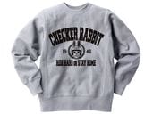 Champion Reverse Weave TYPE CHECKER RABBIT COLLEGE LOGO SWEAT�ʥ����ԥ����С����������֥����ץ������åȡ�GRAY