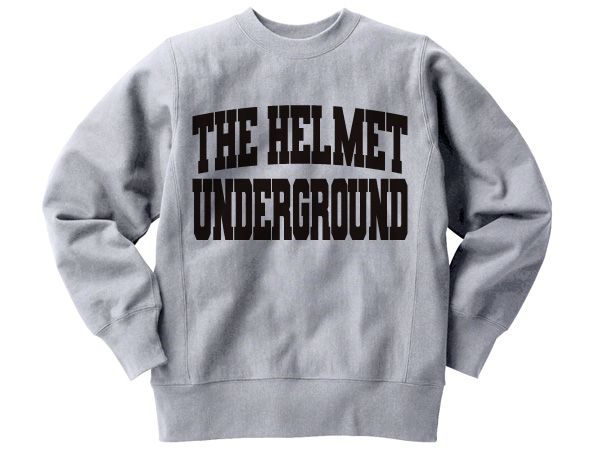 Champion Reverse Weave TYPE THE HELMET UNDERGROUND SWEAT �ʥ����ԥ����С����������֥����ץ������åȡ�GRAY