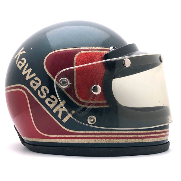 フルタ　極悪ヘルゲルデルク 可変式純正シールド付 KAWASAKI NAVY × RED 60cm | SPEED ADDICT