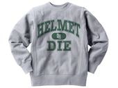 Champion Reverse Weave TYPE HELMET OR DIE SWEAT�ʥ����ԥ����С����������֥����ץ������åȡ�GRAY �� GREEN
