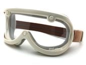 GREASER 60's VINTAGE GOGGLE LEATHER MODEL�ʥ��꡼����60s�ӥ�ơ�����������쥶����ǥ�ˡ�IVORY �� NATURAL