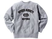 Champion Reverse Weave TYPE SPEED ADDICT 819 COLLEGE LOGO SWEAT�ʥ����ԥ����С����������֥������åȡ�GRAY
