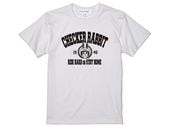 CHECKER RABBIT COLLEGE LOGO T-shirt�ʥ����å�����ӥåȥ���å�����T����ġ�WHITE