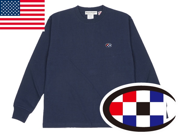 USA���åȥ� SUPER HEAVY WEIGHT "C" L/S T-shirt�ʥ����ѡ��إ������������ȥ��󥰥��꡼��T����ġ�NAVY