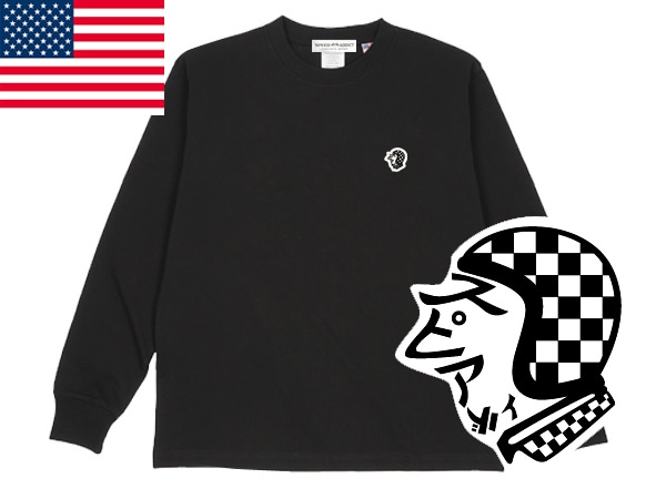 USA���åȥ� SUPER HEAVY WEIGHT SPEED ADDICT TRADE MARK L/S T-shirt�ʥ����ѡ��إ������������ȥ��ԡ��ɥ��ǥ����ȥȥ졼�ɥޡ������󥰥��꡼��T����ġ�BLACK