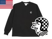 USA���åȥ� SUPER HEAVY WEIGHT SPEED ADDICT TRADE MARK L/S T-shirt�ʥ����ѡ��إ������������ȥ��ԡ��ɥ��ǥ����ȥȥ졼�ɥޡ������󥰥��꡼��T����ġ�BLACK