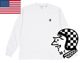 USA���åȥ� SUPER HEAVY WEIGHT SPEED ADDICT TRADE MARK L/S T-shirt�ʥ����ѡ��إ������������ȥ��ԡ��ɥ��ǥ����ȥȥ졼�ɥޡ������󥰥��꡼��T����ġ�WHITE