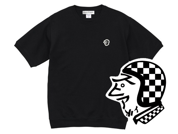 SPEED ADDICT TRADE MARK SWEAT S/S�ʥ��ԡ��ɥ��ǥ����ȥȥ졼�ɥޡ����������å�Ⱦµ��BLACK