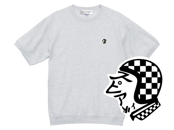 SPEED ADDICT TRADE MARK SWEAT S/S�ʥ��ԡ��ɥ��ǥ����ȥȥ졼�ɥޡ����������å�Ⱦµ��GRAY