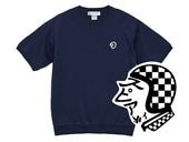 SPEED ADDICT TRADE MARK SWEAT S/S�ʥ��ԡ��ɥ��ǥ����ȥȥ졼�ɥޡ����������å�Ⱦµ��NAVY