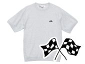 CHECKER FLAGS SWEAT S/S�ʥ����å����ե�å��������å�Ⱦµ��GRAY