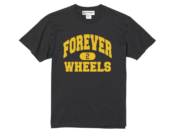 FOREVER 2 WHEELS T-shirt��T����ġ�CHARCOAL