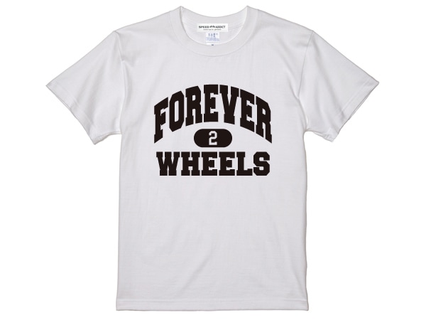 FOREVER 2 WHEELS T-shirt��T����ġ�WHITE
