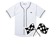 ��CHECKER FLAGS BASEBALL SHIRT�ʶ������å����ե�å��١����ܡ��륷��ġ�WHITE
