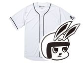 µCHECKER RABBIT BASEBALL SHIRT��µ�����å�����ӥåȥ١����ܡ��륷��ġ�WHITE
