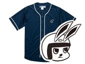 ��CHECKER RABBIT BASEBALL SHIRT�ʶ������å�����ӥåȥ١����ܡ��륷��ġ�NAVY