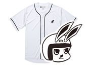 ��CHECKER RABBIT BASEBALL SHIRT�ʶ������å�����ӥåȥ١����ܡ��륷��ġ�WHITE