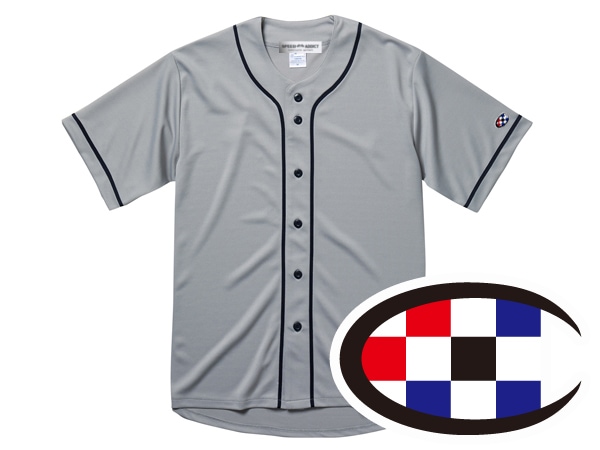 µ"C" BASEBALL SHIRT��µ�١����ܡ��륷��ġ�GRAY