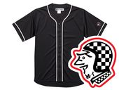 µSPEED ADDICT TRADE MARK BASEBALL SHIRT��µ���ԡ��ɥ��ǥ����ȥȥ졼�ɥޡ����١����ܡ��륷��ġ�BLACK
