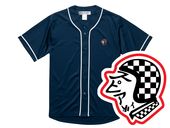 ��SPEED ADDICT TRADE MARK BASEBALL SHIRT�ʶ����ԡ��ɥ��ǥ����ȥȥ졼�ɥޡ����١����ܡ��륷��ġ�NAVY