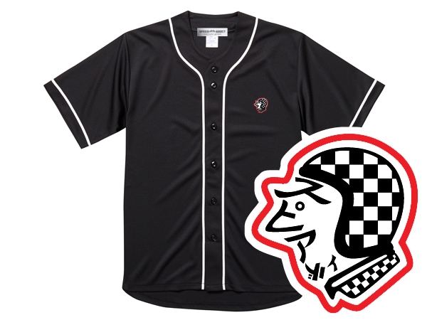 ��SPEED ADDICT TRADE MARK BASEBALL SHIRT�ʶ����ԡ��ɥ��ǥ����ȥȥ졼�ɥޡ����١����ܡ��륷��ġ�BLACK