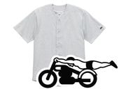 SUPER HEAVY WEIGHT µ���ԡ��ɥ��ǥ����� BASEBALL SHIRT�ʥ����ѡ��إ�������������µSPEED ADDICT�١����ܡ��륷��ġ�GRAY