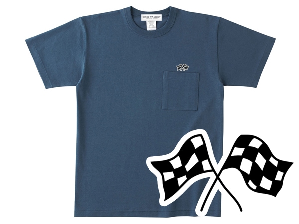 CHECKER FLAGS POCKET T-shirt�ʥ����å����ե�å��ݥ��å�T����ġ�DENIM