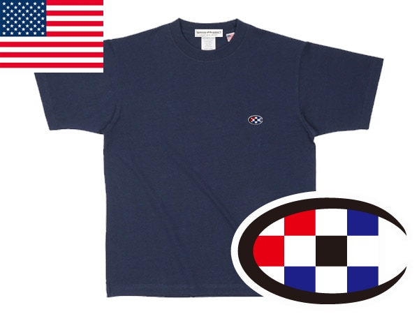 USA���åȥ� SUPER HEAVY WEIGHT "C" T-shirt�ʥ����ѡ��إ�������������T����ġ�NAVY