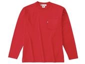 POCKET L/S T-shirt�ʥݥ��åȥ��󥰥��꡼��T����ġ�RED